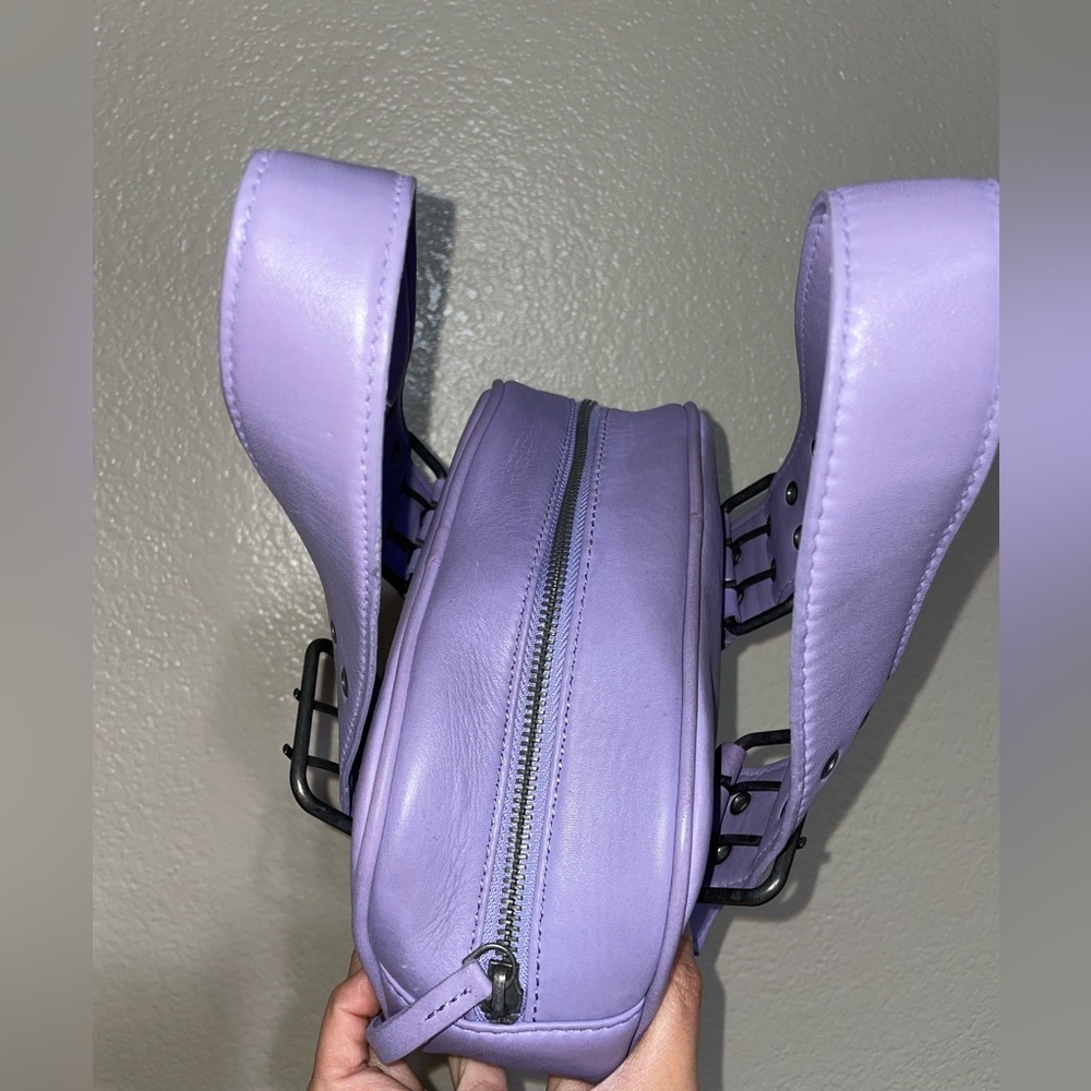 Free People Purple Buckle Strap Bag - Picture 6 of 6